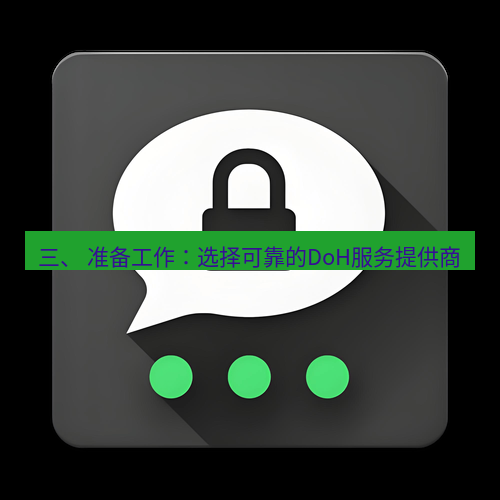 Telegram下载安装包 三、 准备工作:选择可靠的DoH服务提供商