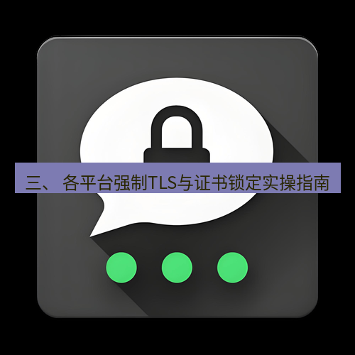 Telegram下载安装包 三、 各平台强制TLS与证书锁定实操指南