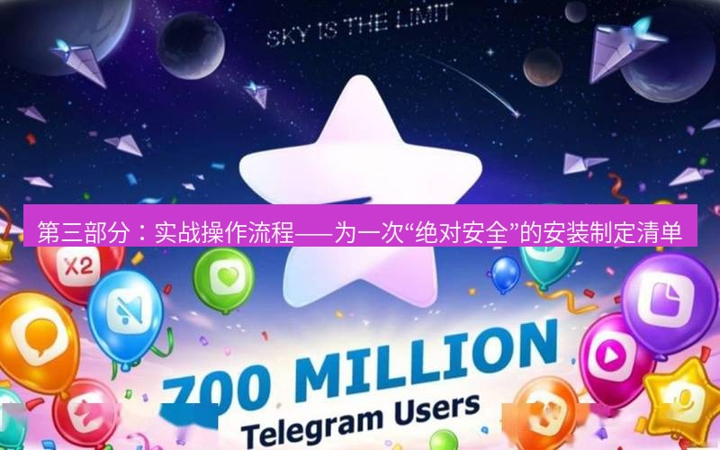 Telegram下载安装包 第三部分：实战操作流程——为一次“绝对安全”的安装制定清单