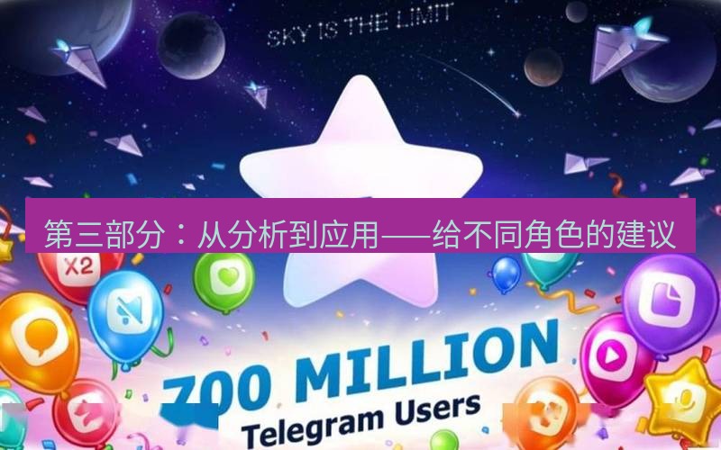 Telegram下载安装包 第三部分：从分析到应用——给不同角色的建议