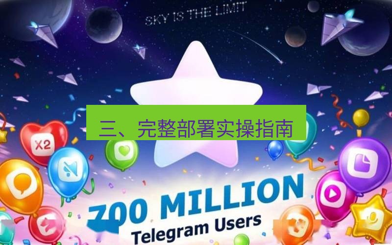 Telegram下载安装包 三、完整部署实操指南