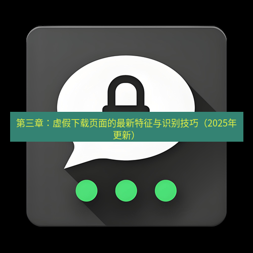Telegram下载安装包 第三章:虚假下载页面的最新特征与识别技巧(2025年更新)