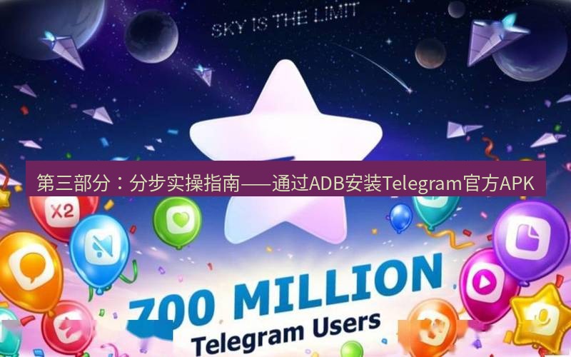 Telegram下载安装包 第三部分:分步实操指南——通过ADB安装Telegram官方APK