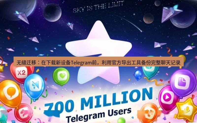 Telegram下载安装包 无缝迁移:在下载新设备Telegram前,利用官方导出工具备份完整聊天记录